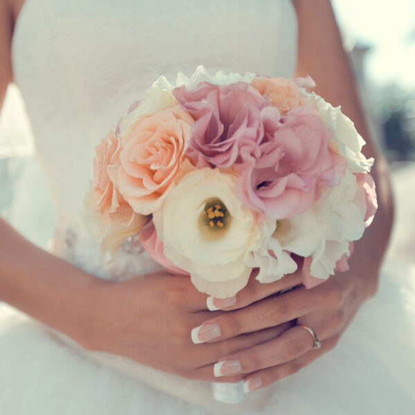 Bouquet Rose e lisianthus-0